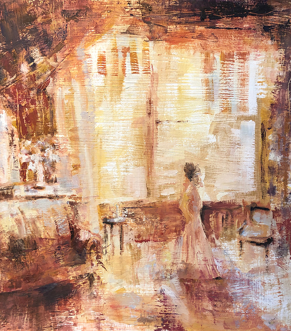 El vestido rosa